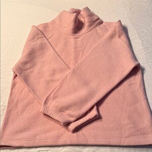 GAP Soft Pink Turtleneck Neck Fleece